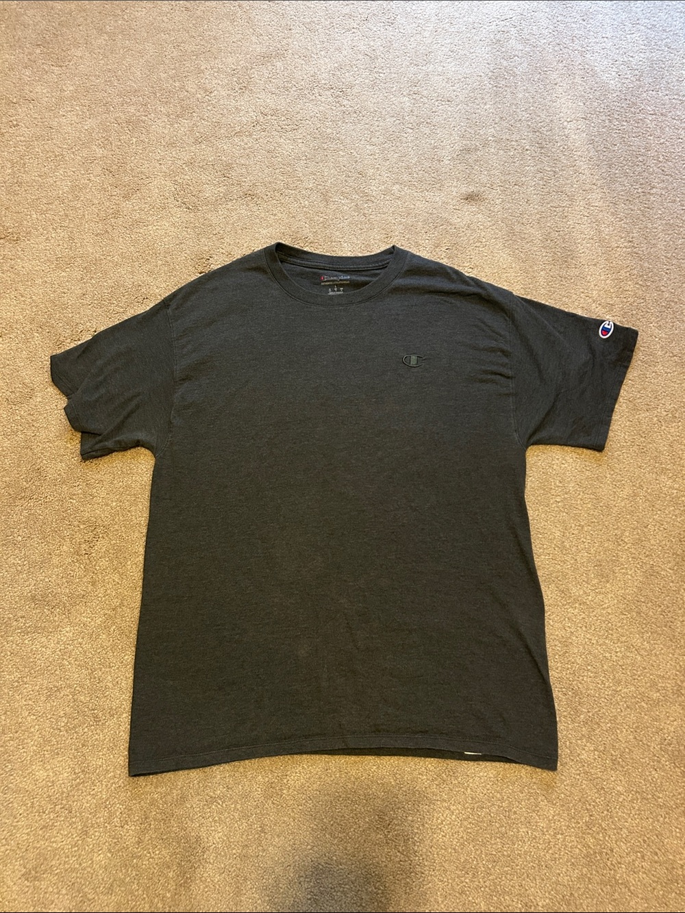 Champion Gray Short Sleeve Crewneck T-Shirt